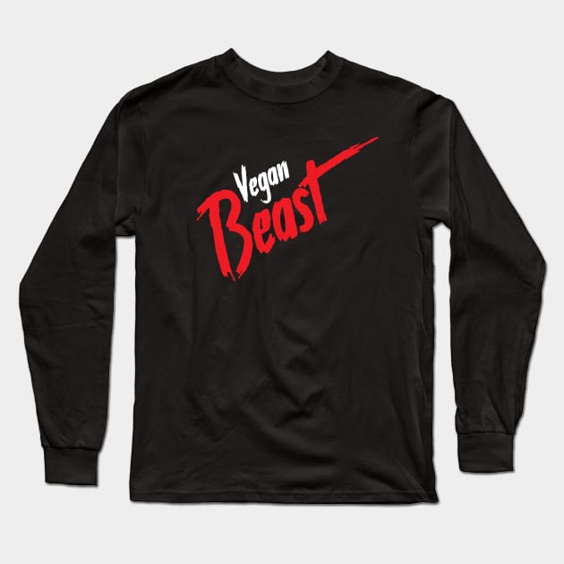 Vegan Beast Long Sleeve T-Shirt by janvimar